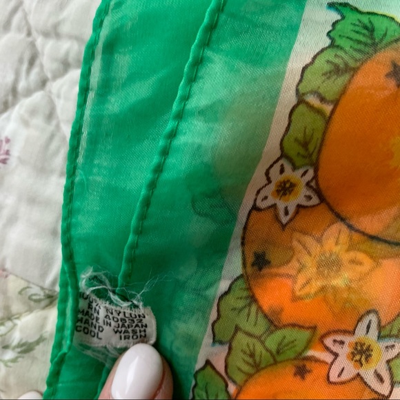 Vtg Bundle of 7 Multicolore Scarf Floral Geometric - Picture 10 of 16